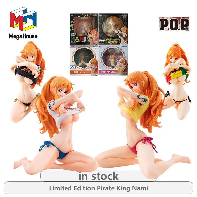 

Megahouse Original Portrait.Of.Pirates Limited Edition Series Nami Ver.BB3 Anniversary Project Anime Not Movable Figure Statue