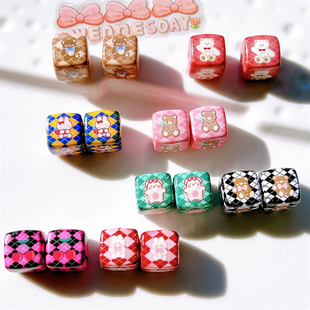 Q Jewelry Girl Sweet Diy Handmade Lovely Materials Beads West Bracelet Ornaments Bear Rabbit Cute Animal Handmade Jewelry.