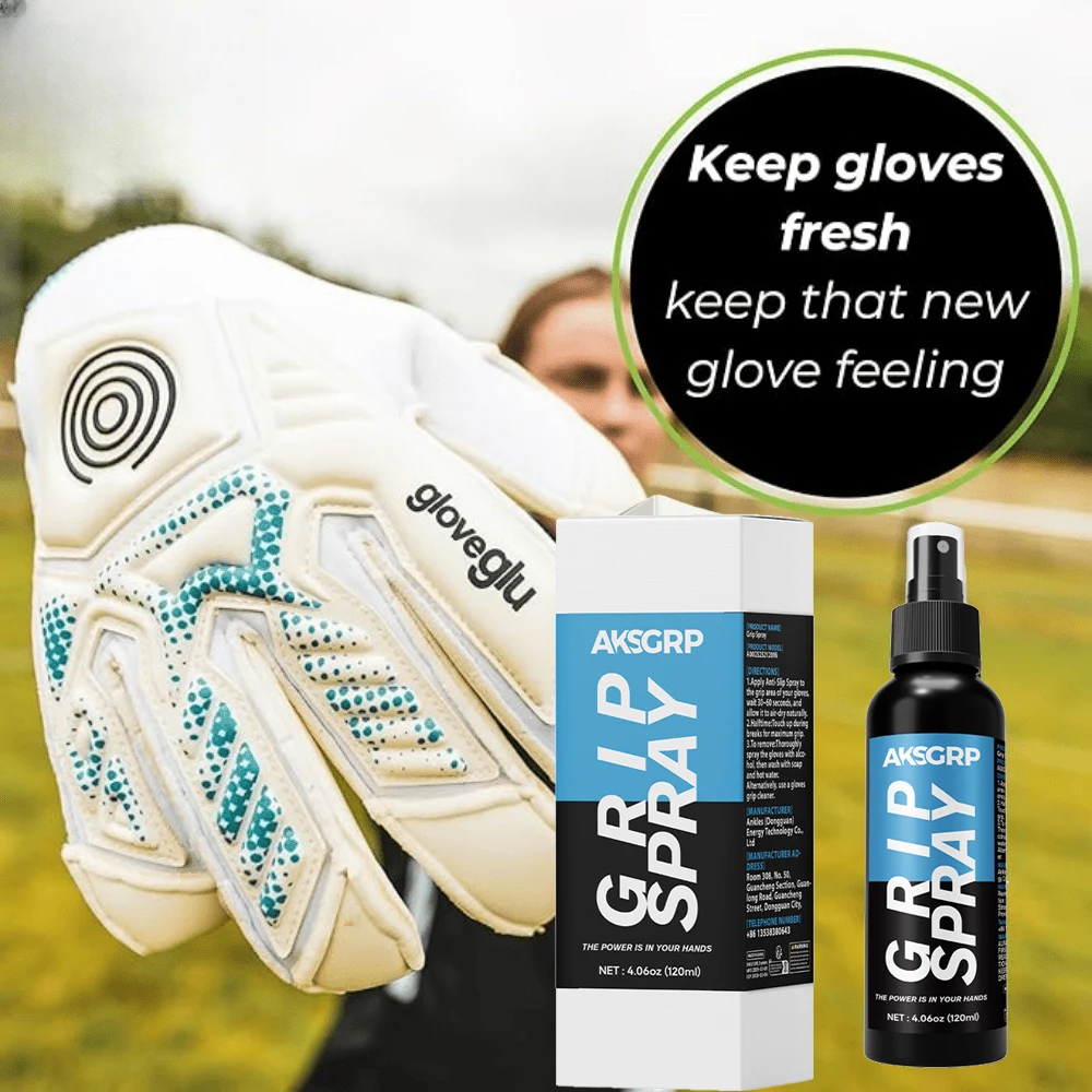 120ml Goalkeeper Glove Spray Football Grip Spray for Goalkeeping Gloves Non-slip Enhanced Sticky Baseball Replacement Glove Glue