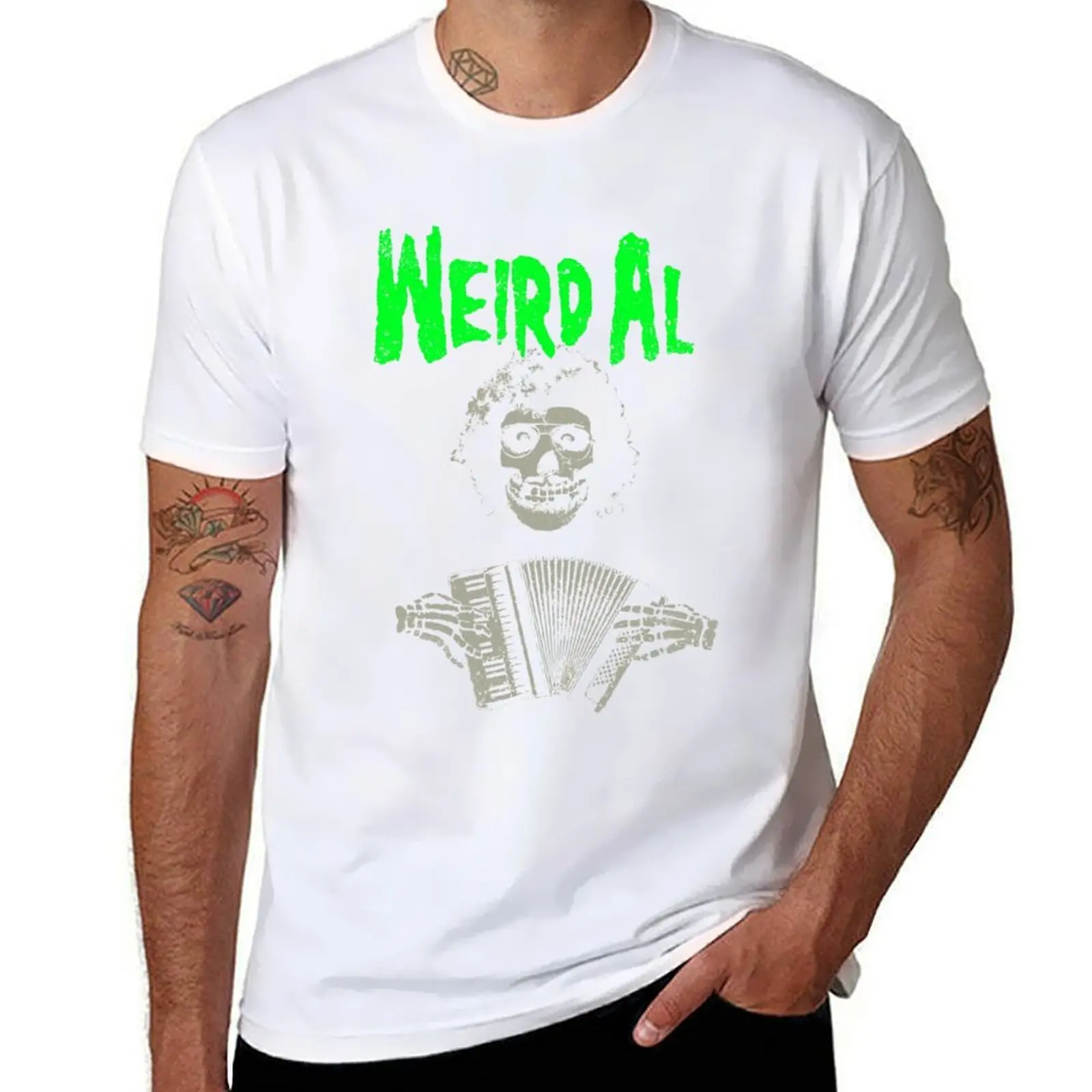 

Weird Al meets the Misfits with Accordion T-Shirt t shirt personalised man t shirt cotton T-Shirt
