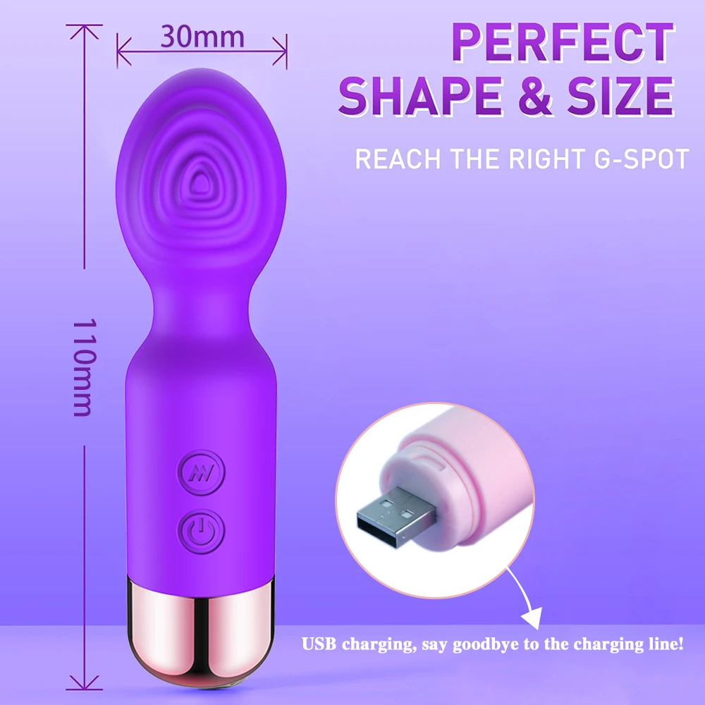 Powerful AV Vibrator Magic Wand Dildo Sex Toys For Adult Women G Spot Massager Clitoris Stimulator Female Masturbator Supplies