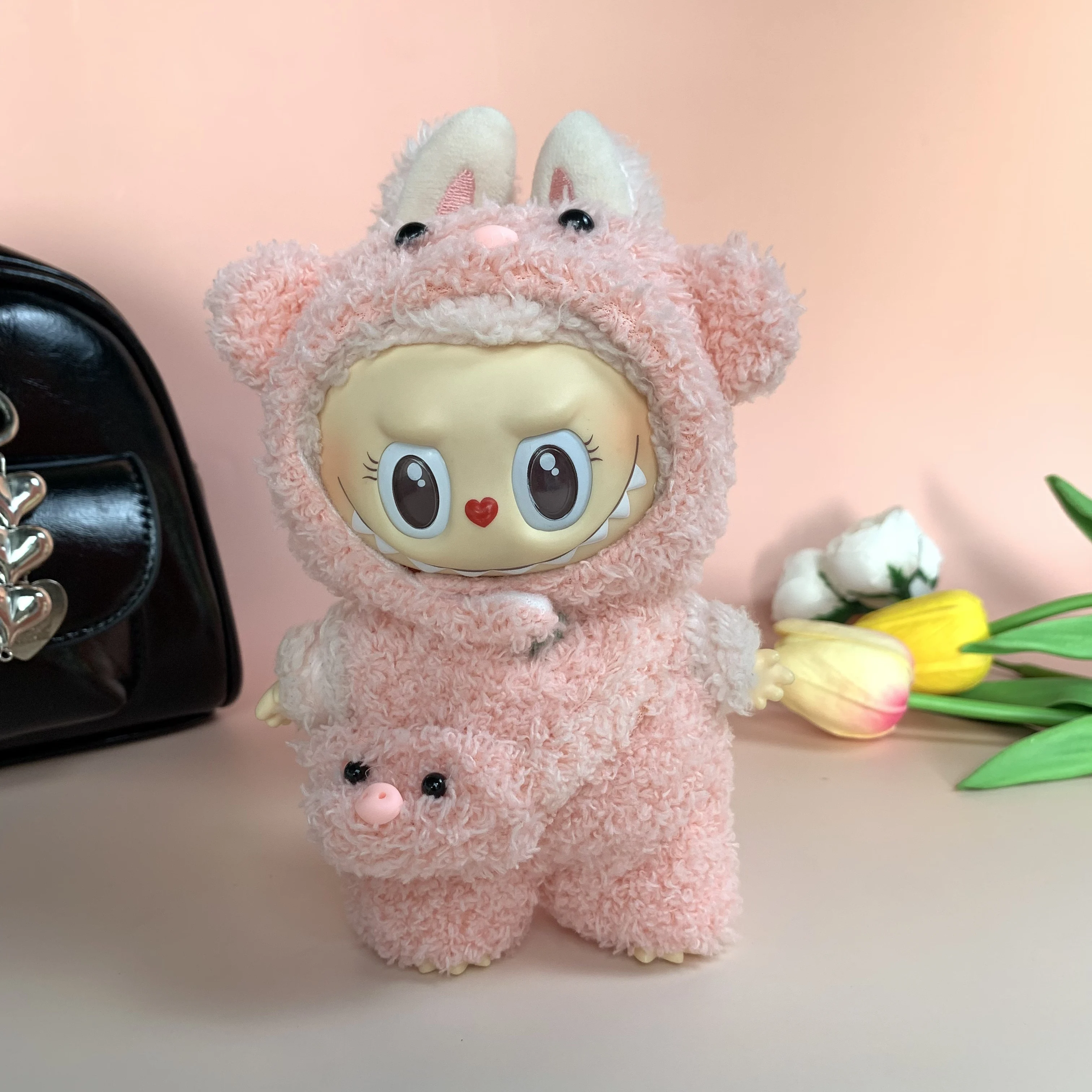 17cm Labubu Doll Outfit - LABUBU Blind Box Sit-Sit Party (Gen 1/2/3) Plush Set