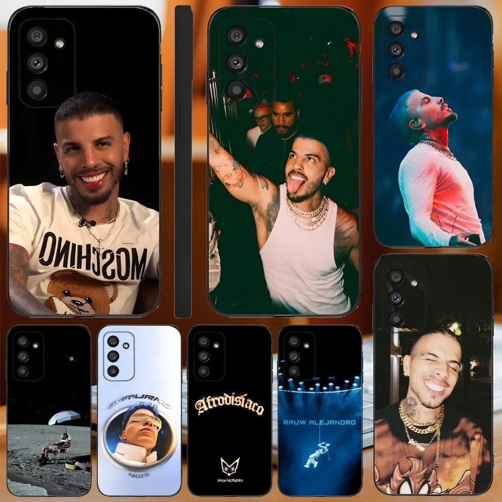 R-Rauw A-Alejandro Rapper  Phone Case For Samsung Galaxy A13,A21s,A22,A31,A32,A52,A53,A71,A80,A91 Soft Black Cover