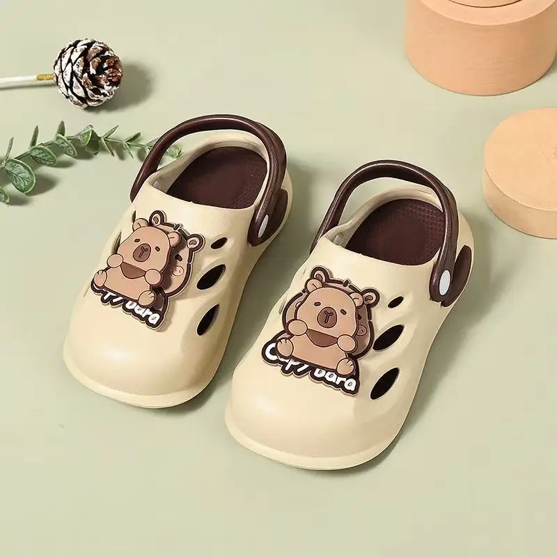 

Children Baotou Hollow Out Cartoon Sandals Summer New Boys And Girls Lightweight Anti Odor Quickly Drying Beach Sandals Slippers