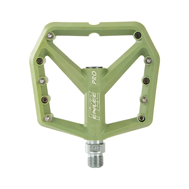 ENLEE Bicycle Pedals Bike Ultralight Seal DU Bearings Cycling Nylon Pedal BMX MTB Pedals Flat Platform Bicycle Parts Accessories