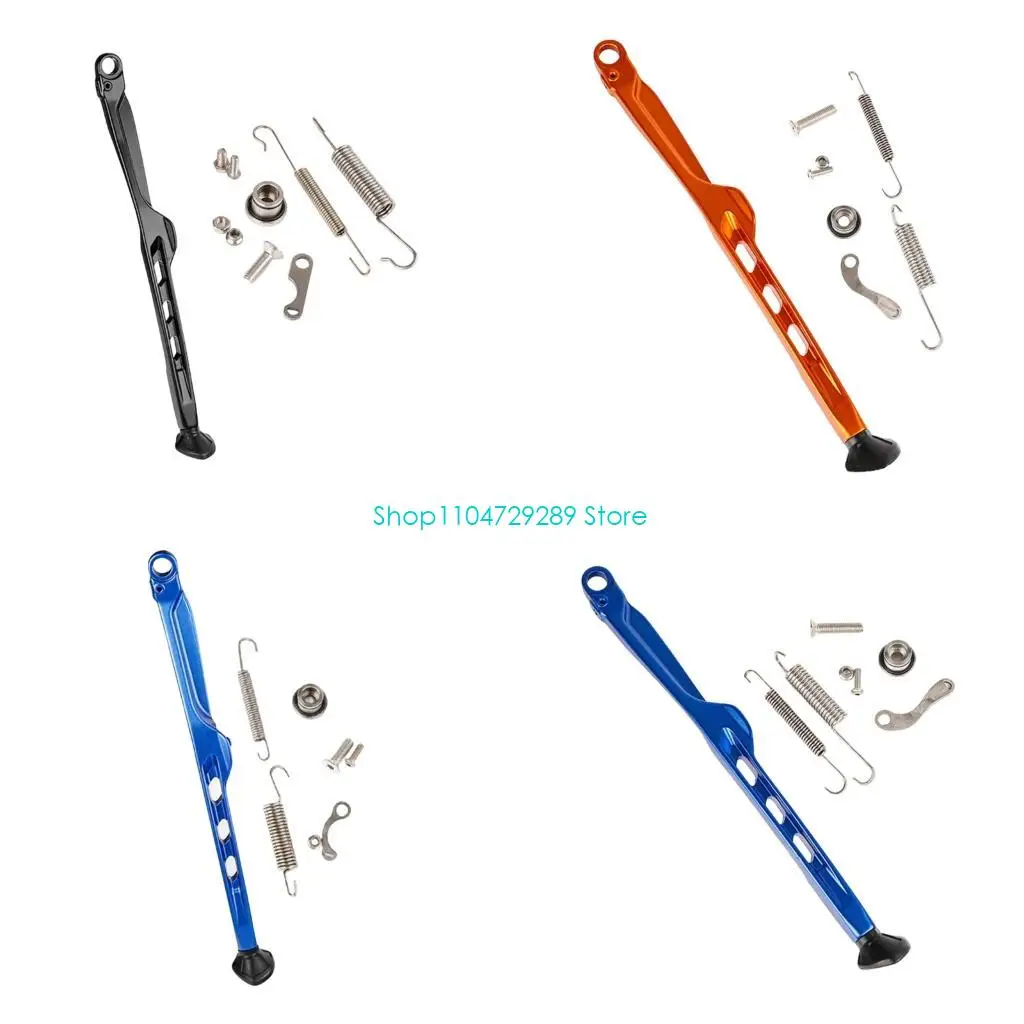 

D8KE Universal Weatherproof Aluminum Motorcycle Side Stand Kickstand for Dirt Bikes