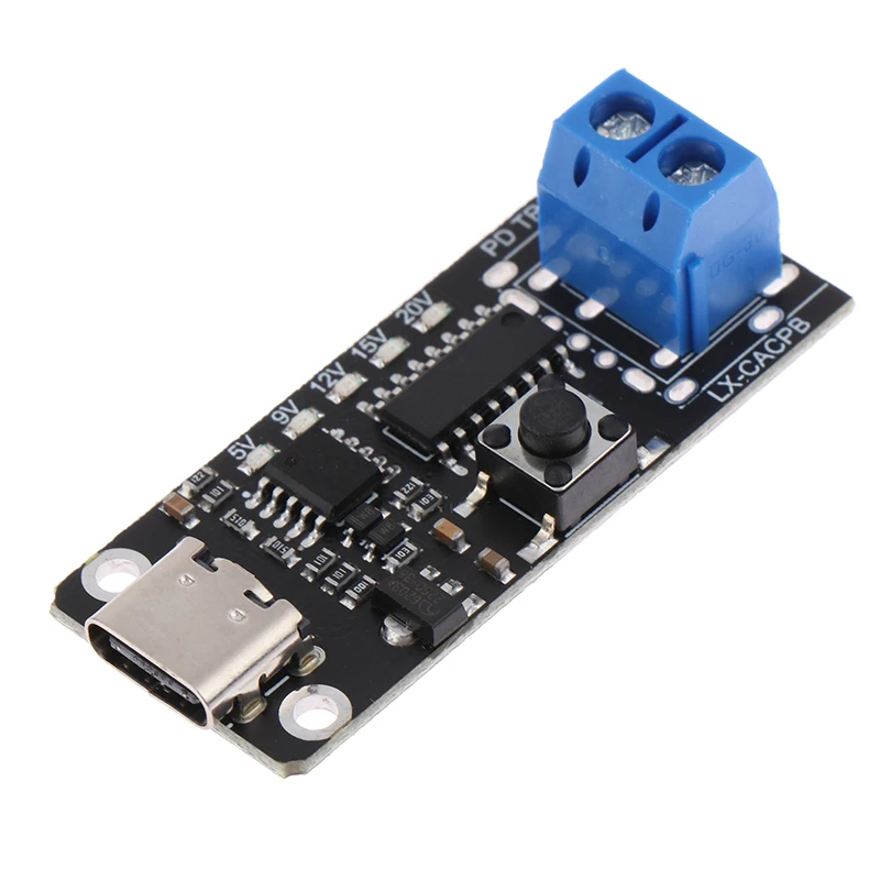 100W 5A Fast Quick Charging Board Type-C USB C QC PD Decoy Trigger Module High Speed Charger Power Delivery Boost Module