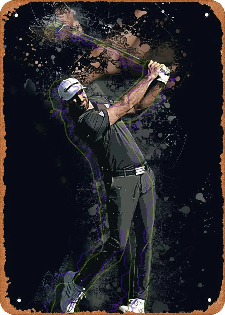 Golf Art Dustin Johnson Wall Art 12