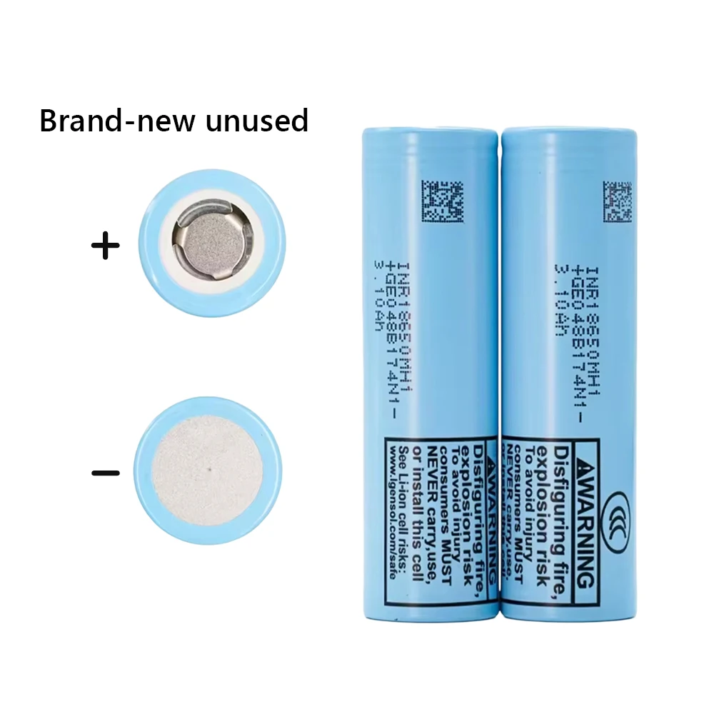 100% Original L*G INR18650 MH1 3200mAh 10A 3.7V Cylindrical Solid State Battery Cell Cycle Life More 1000 Times LiMn2O4 Cathode
