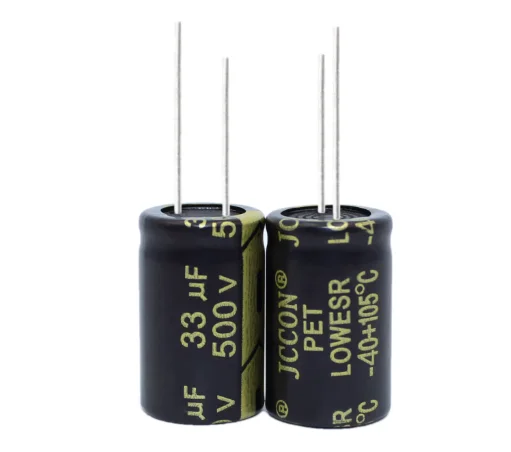 5 Stück Kondensator 500V 33uF 47uF 450V Hochfrequenz Niedriger Widerstand Wechselrichter Stromversorgung Aluminium-Elektrolyt-Kondensator 500V