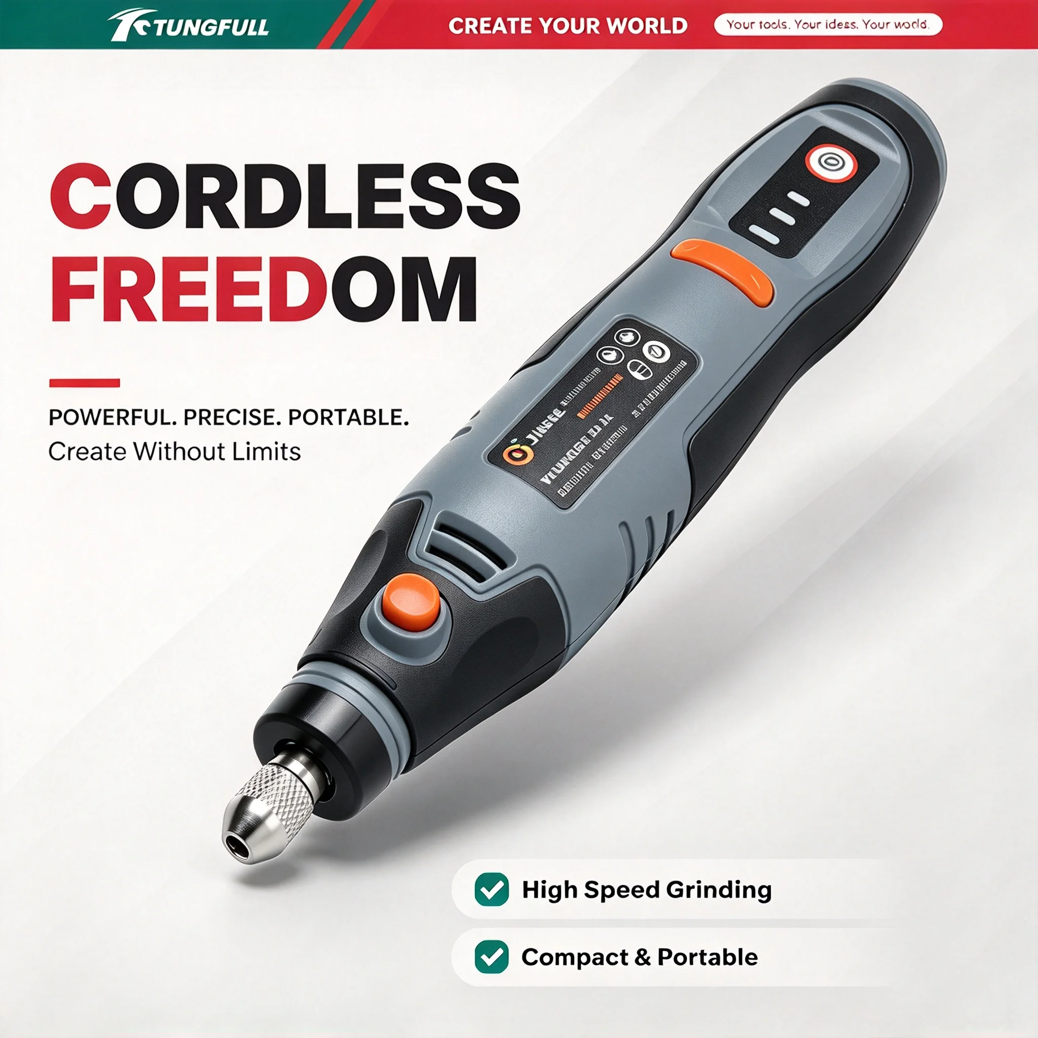 Cordless Rotary Tool Portable Grinding Drill Mini Electric Grinder Pen for Jewelry Polishing Wood Carving Hobby Craft Processing