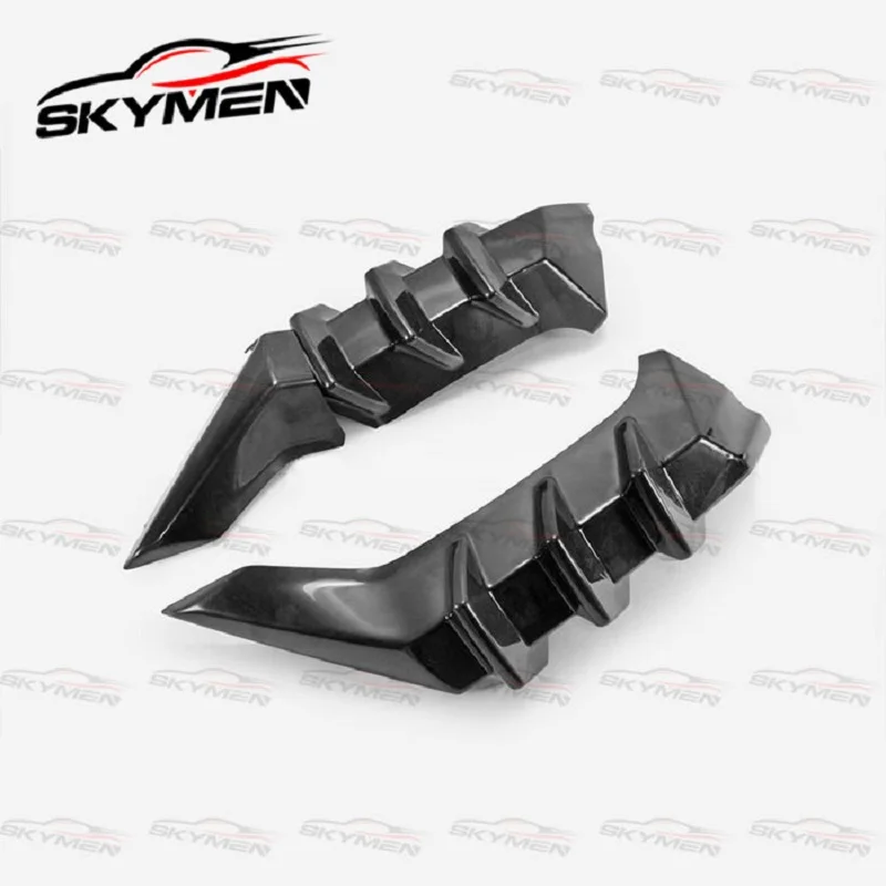 ABS Rear Bumper Spat M Style For Civic Type R 17-19 FK8 Plastic Rear Diffuser Trim Addon Carbon Fiber Splitter Kit (Not For 20+)