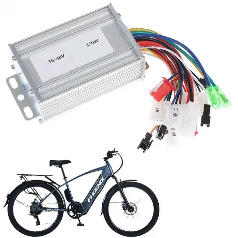 36V 48V 350W Brushless DC Motor Controller for Electric Bicycle E-Bike Scooter Replacement Accessory
