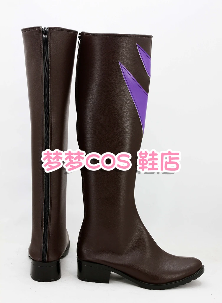 JOJO's Bizarre Adventure Dio Brando, zapatos de Cosplay para mujer y hombre, botas de Anime marrones Dio Brando Cos