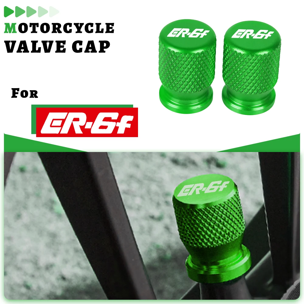 

Universal FOR KAWASAKI ER6F ER-6F 2009-2017 2016 2015 ER 6F Motorcycle CNC Vehicle Wheel Tire Valve Stem Caps Cover Accessories