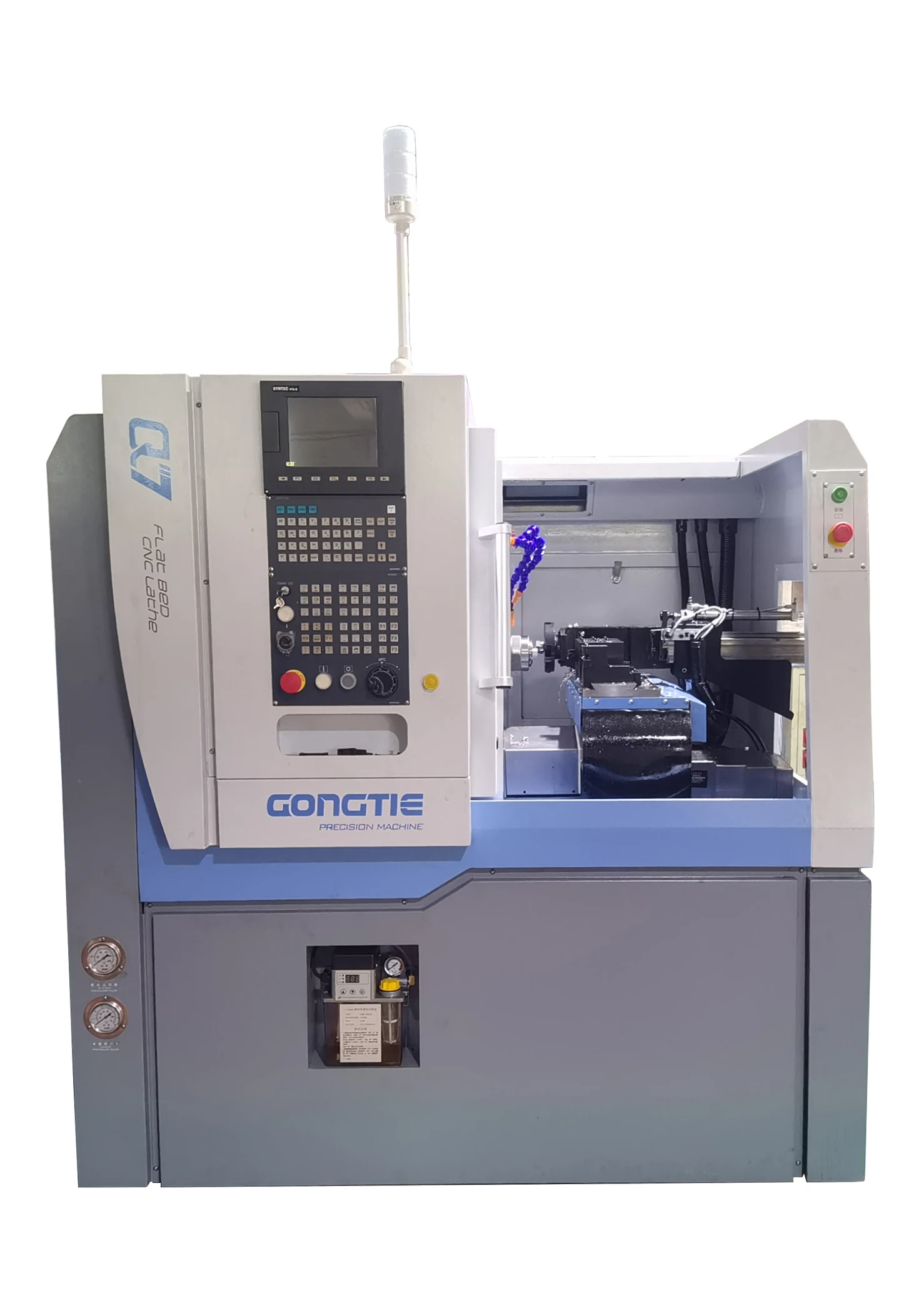 Q7 Flat Bed Speed Low Price High Precision Slant Lathe Turning-Milling CNC Hine