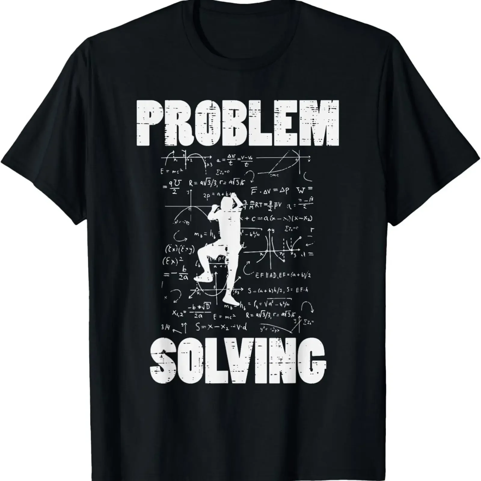 Climbing Problem Solving Math Funny Bouldering T Shirt vintage Washed graphic Breathable streetwear Versatile Casual Stylish