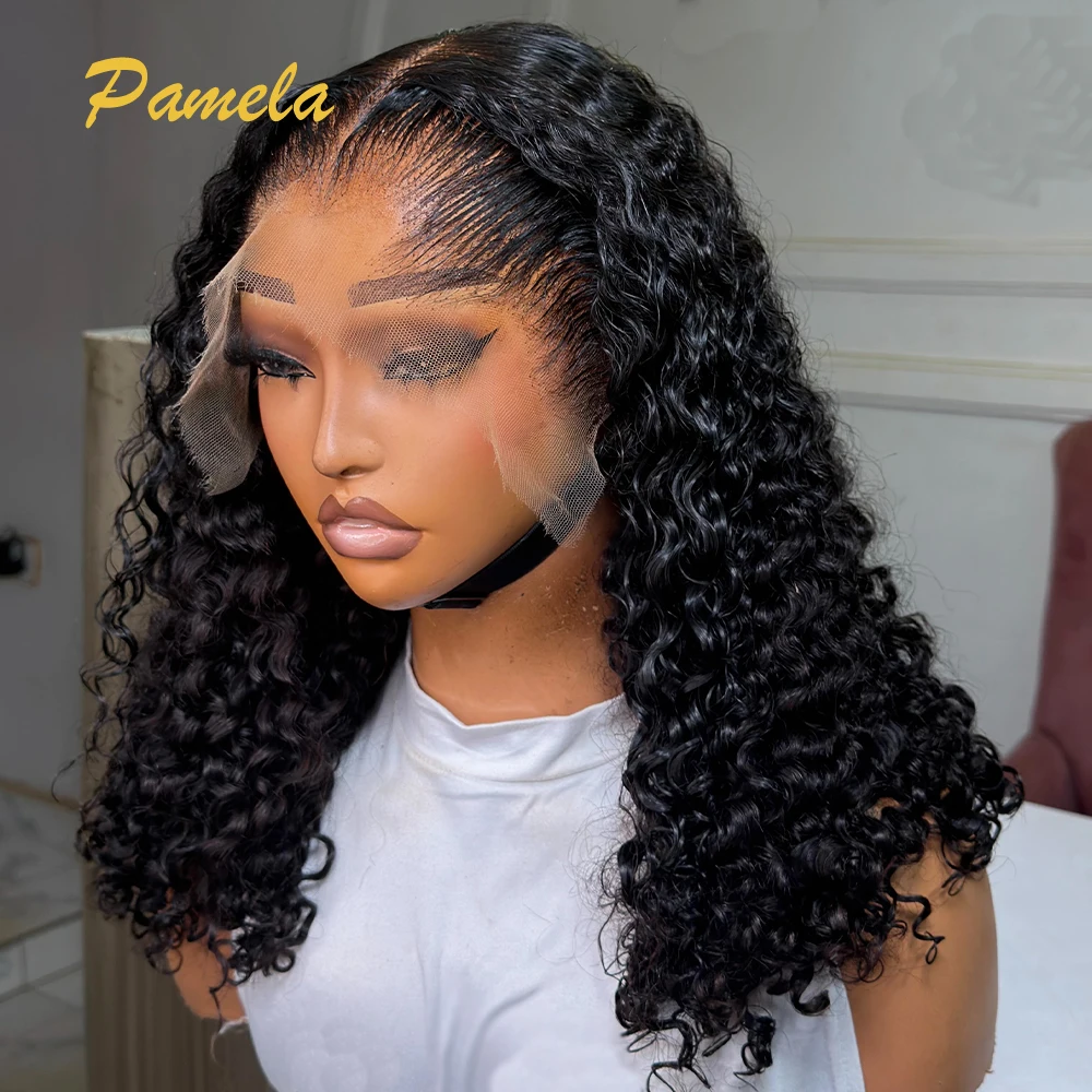 Lagos Hairline Curly Wig 13X6 HD Lace Front Wig Real HD Invisible Lace Wig Pre Plucked 100% Human Hair For Woman