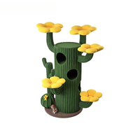 Cactus cat climbing frame, super large green cat tree