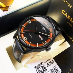 Carnival Fashion Men Watches Automatic Mechanical Wrist Watch MIYOTA Movement Top Brand Luxury Mens Watch Sapphire Glass Clock