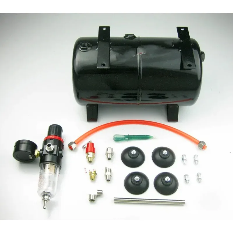 3L Air Compressor Kit Oil-free Airbrush Spray Gun for Painting DIY Model Craft Nail Art Tattoo