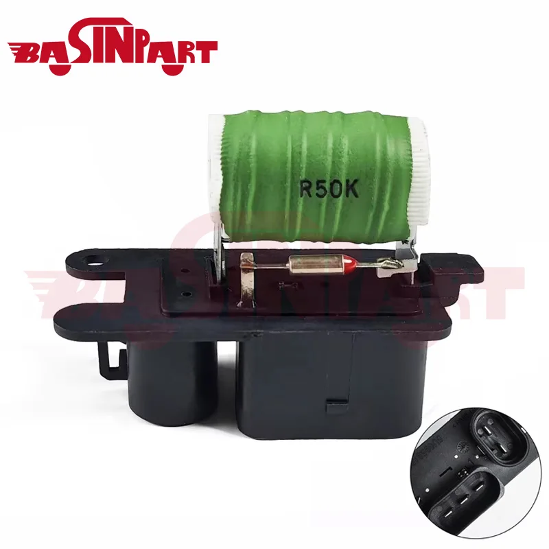 Accesorio de resistencia del Motor del ventilador del calentador 5U0959493 para Volkswagen Gol Trend Voyage/CrossFox 2011-2015 Saveiro 2010-2019 1.6L