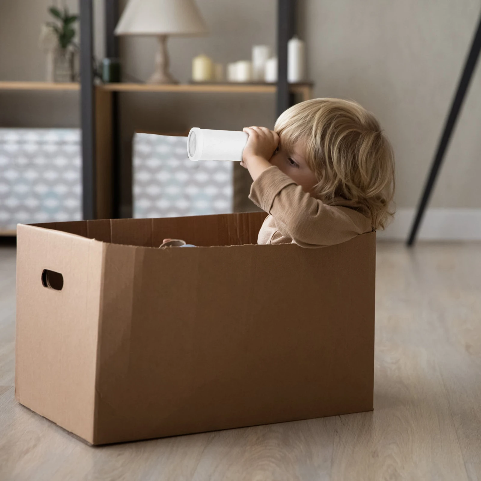 

6 Sets Handmade Kaleidoscope Toys Childrens Carnival Prizes Paper Children's Printed Diy Educational Science Kits