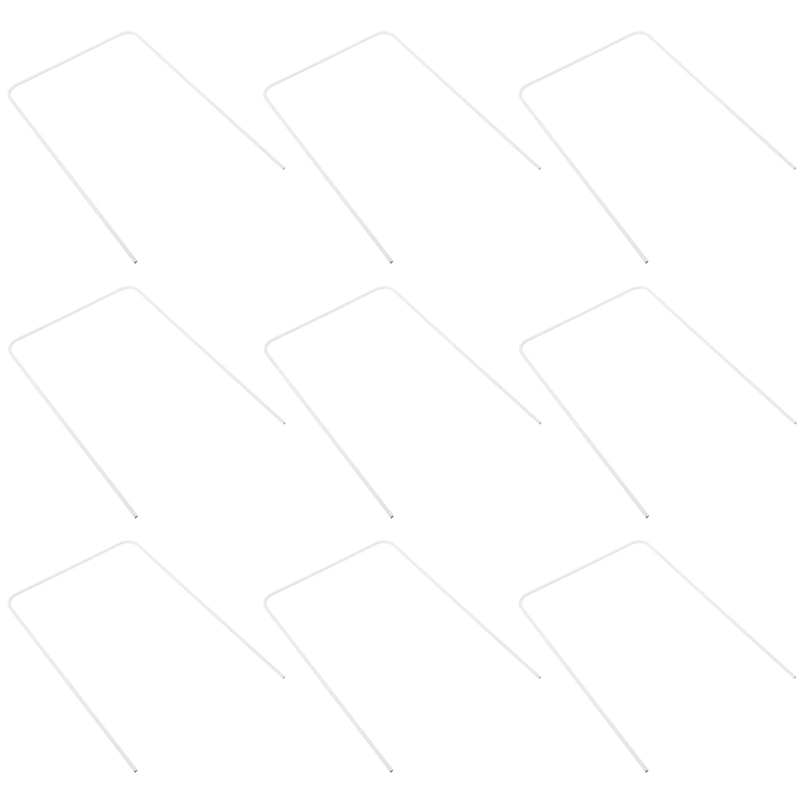 9 قطعة استبدال الويكيت الكروكيه الثقيلة الأطواق المعدنية المتينة للاجتماعات الخارجية استبدال الويكيت