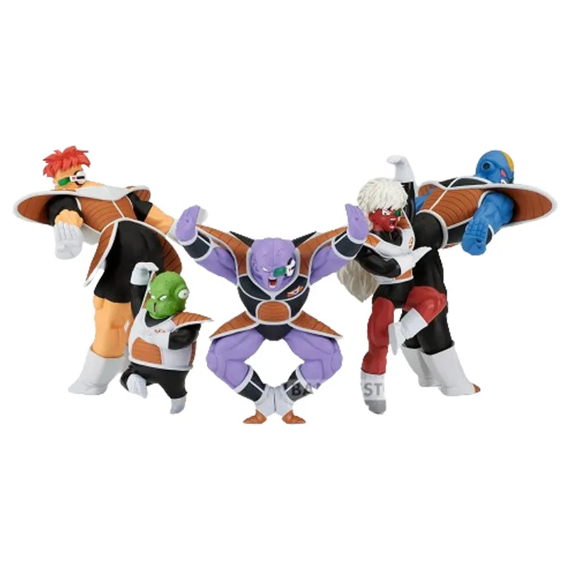 

Оригинальные фигурки Bandai Banpresto по аниме Dragon Ball Z: Капитан Гинью, Буртер, Джейс, Гулдо, Рекум — коллекционные модели Solid Edge Works