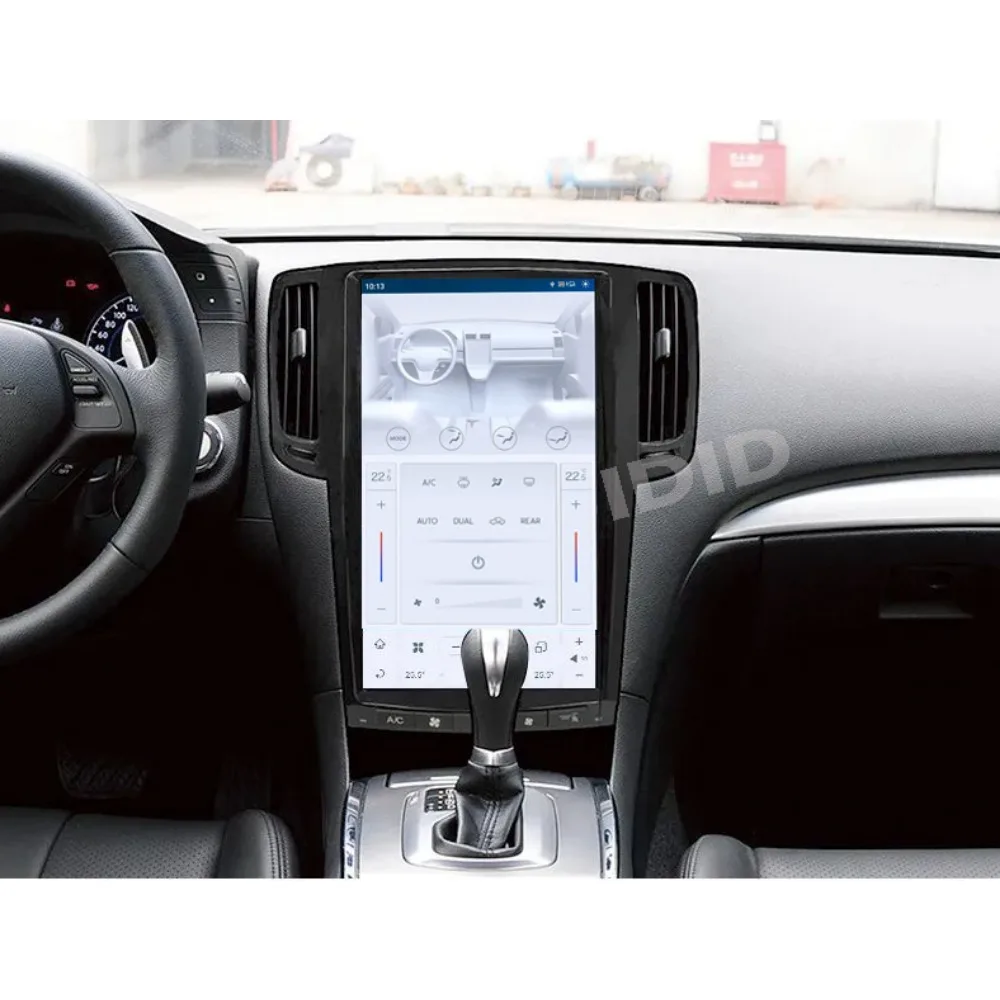 13.6 بوصة CarPlay لاسلكي لسيارة INFINITI G25 G35 G37 2010-2013 راديو الوسائط المتعددة Android14 مشغل شاشة تسلا للسيارة نظام السيارة الذكي الصوتي والملاحة بلوتوث 5G WiFi