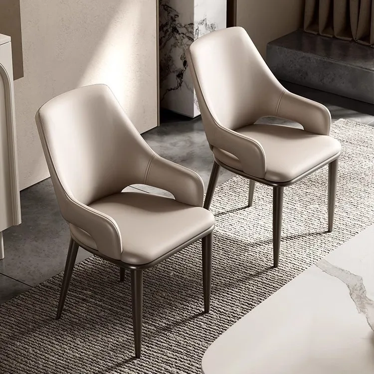 

Nordic Designer Dining Chairs for Home Office Light Luxury Hotel Style with Comfortable Backrest Modern Style