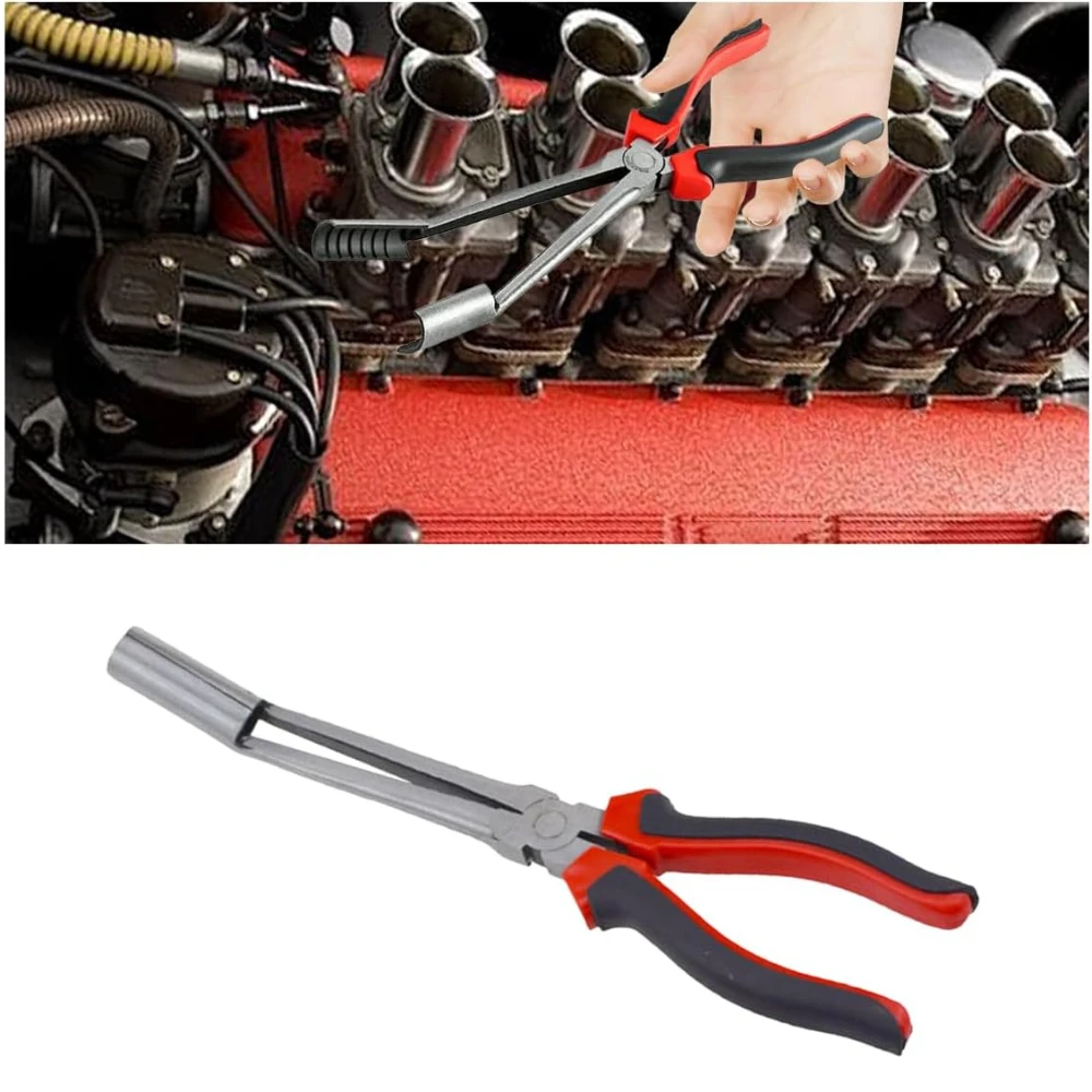 

Car Spark Plug Wire Removal Pliers Tool High Voltage Cylinder Cable Clamp Tool for Efficient and Safe Removal Long Handle