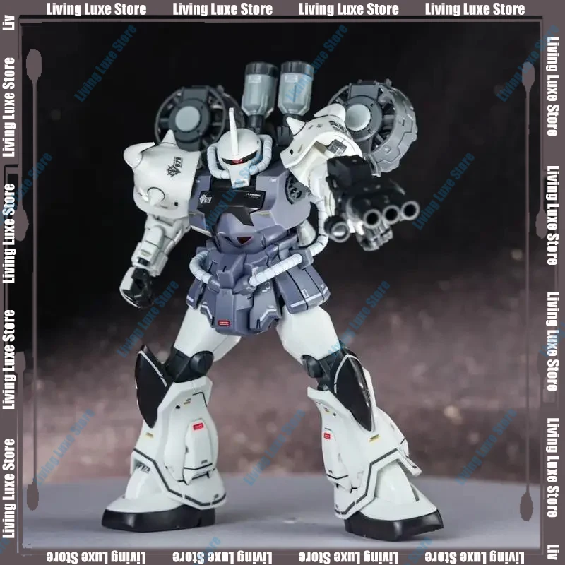 STAR HG 1/144 MS-07B-3 Gouf Tiger Assembly Model Kit with Fly Bag White Color B3 Action Figure Plastic Model Figures Kits Custom