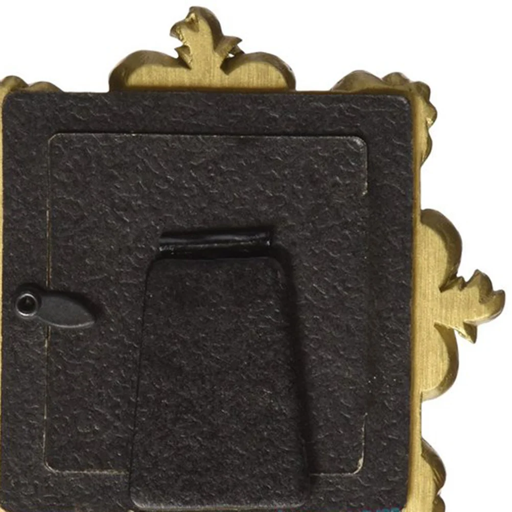 

Vintage Gold Resin Photo Holder Retro Picture Frame Wedding Birthday Party Table Decoration Ideal Gift Photo Frame