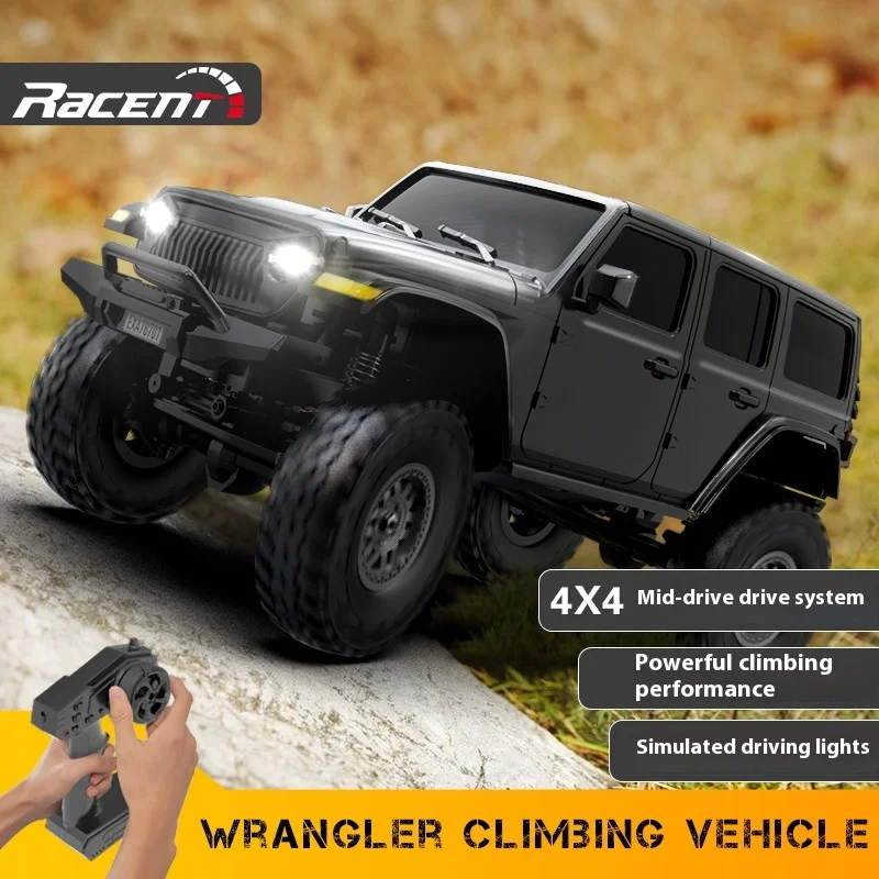 Orlans wrangler escala completa 1/24 carro de escalada rc quatro rodas motriz carro de controle remoto adulto profissional veículo fora de estrada