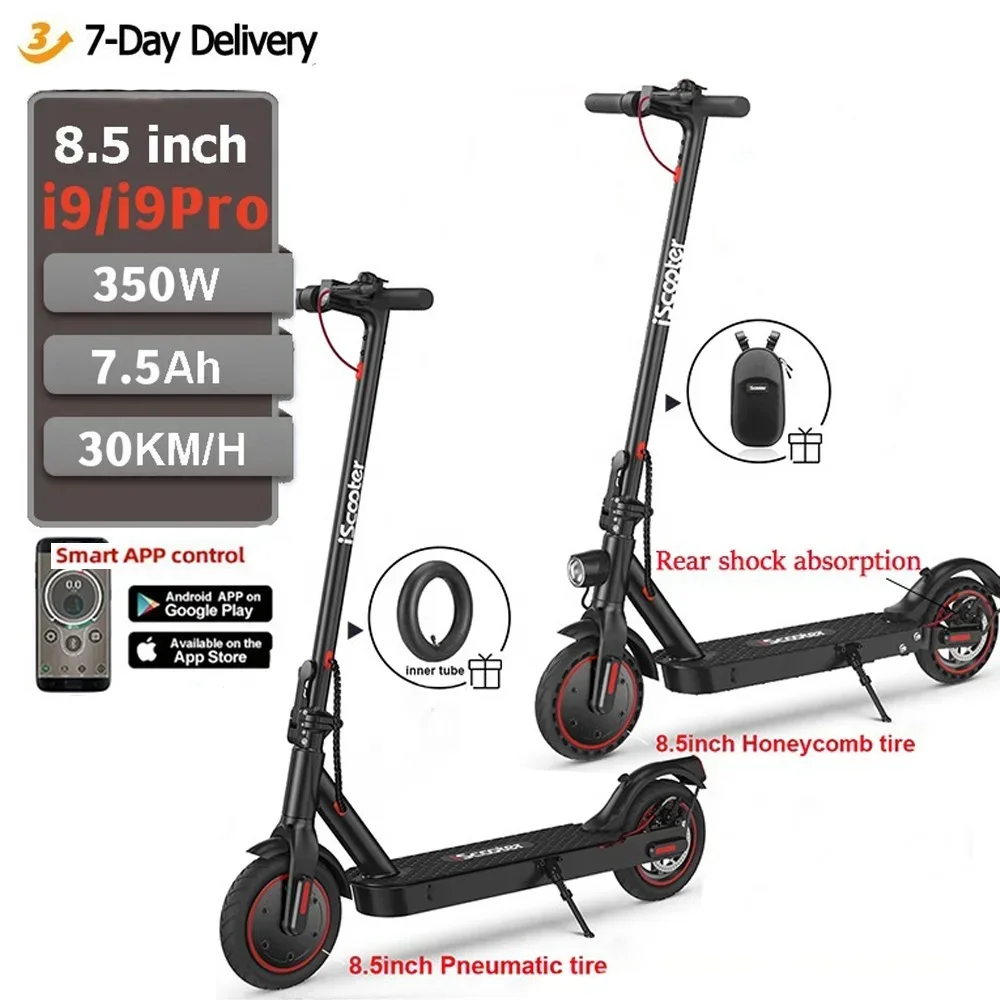 i9/i9pro/i9max Electric Scooter 10inch Electric Kick 35km/h Electric Smart E Scooters for Adult With APP