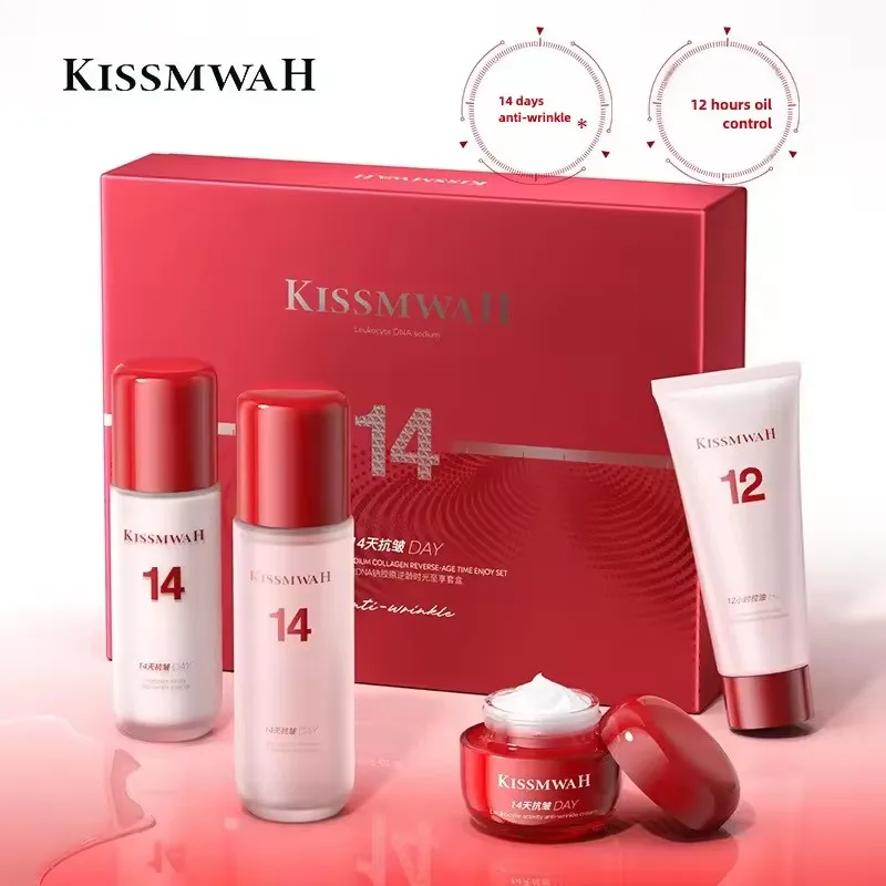 DNA Sodium Anti-wrinkle Skin Care Set Deep Cleansing, Facial Balance, Oil Control and Moisturizing Facial care set