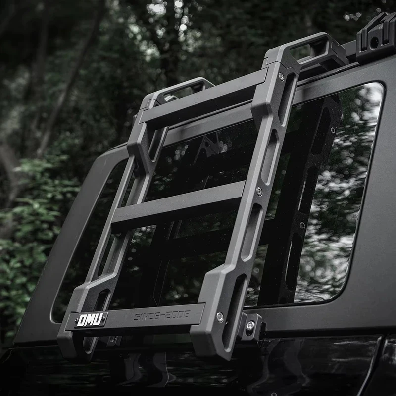 

Hongsheng factory direct supply of rear window side ladders for Bronco, black aluminum ladders, Maiker off-road accessories.