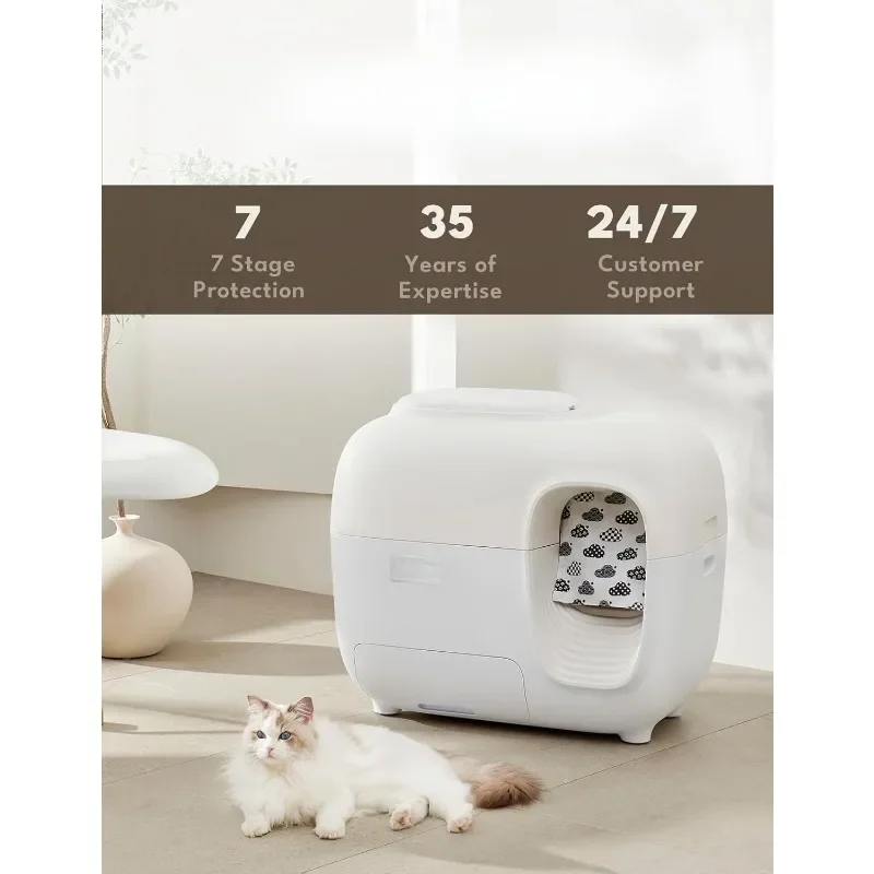 Self Cleaning Automatic Litter Box with System Automatic Cat Litter