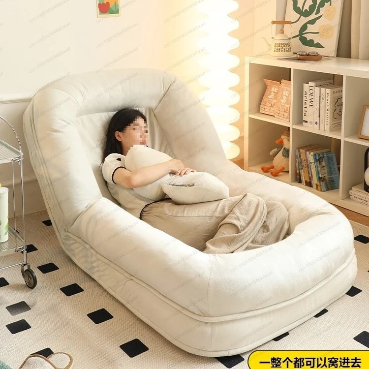 

Lazy Sofa Reclining Sleeping Bedroom Recliner Huge Single Chair