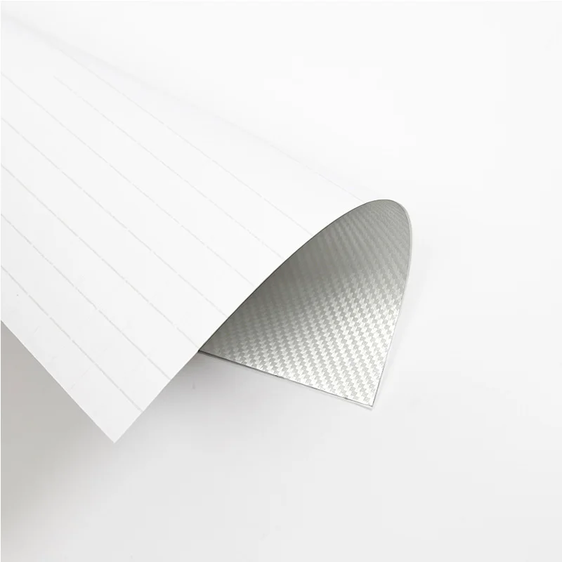 White Carbon Fiber Pattern Center Console Panel Film for Tesla 2021-23 Model 3/Y – Carbon Flash Dashboard Cover Sticker - view 4