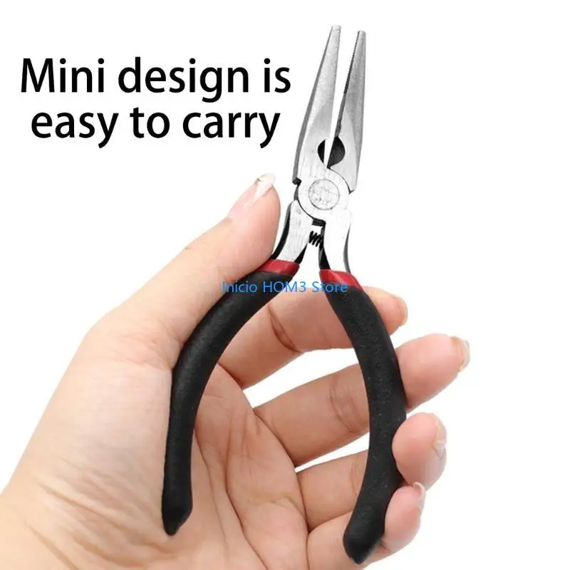 A5YD Practical 5 inch Spring Loaded Needle Nose Pliers for Everyday Use