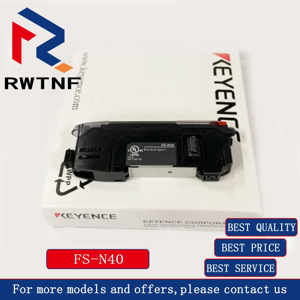 Sensor penguat serat digital KEYENCE FS-N40 asli terbaru