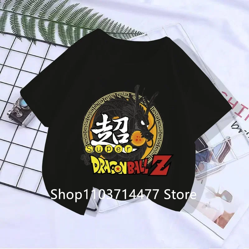 2024 DragonBall Hoodie Kids Summer Sports T-shirt Boys Girls Goku Sports Short Sleeve Boys Clothes Girls Short sleeve kids