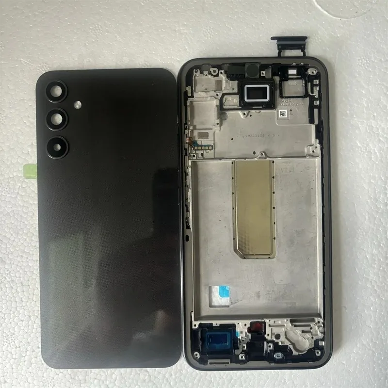 

For Samsung Galaxy A34 5G A346 Housing Middle Frame+Battery Back Cover Case Rear Door With Camera Lens Replace
