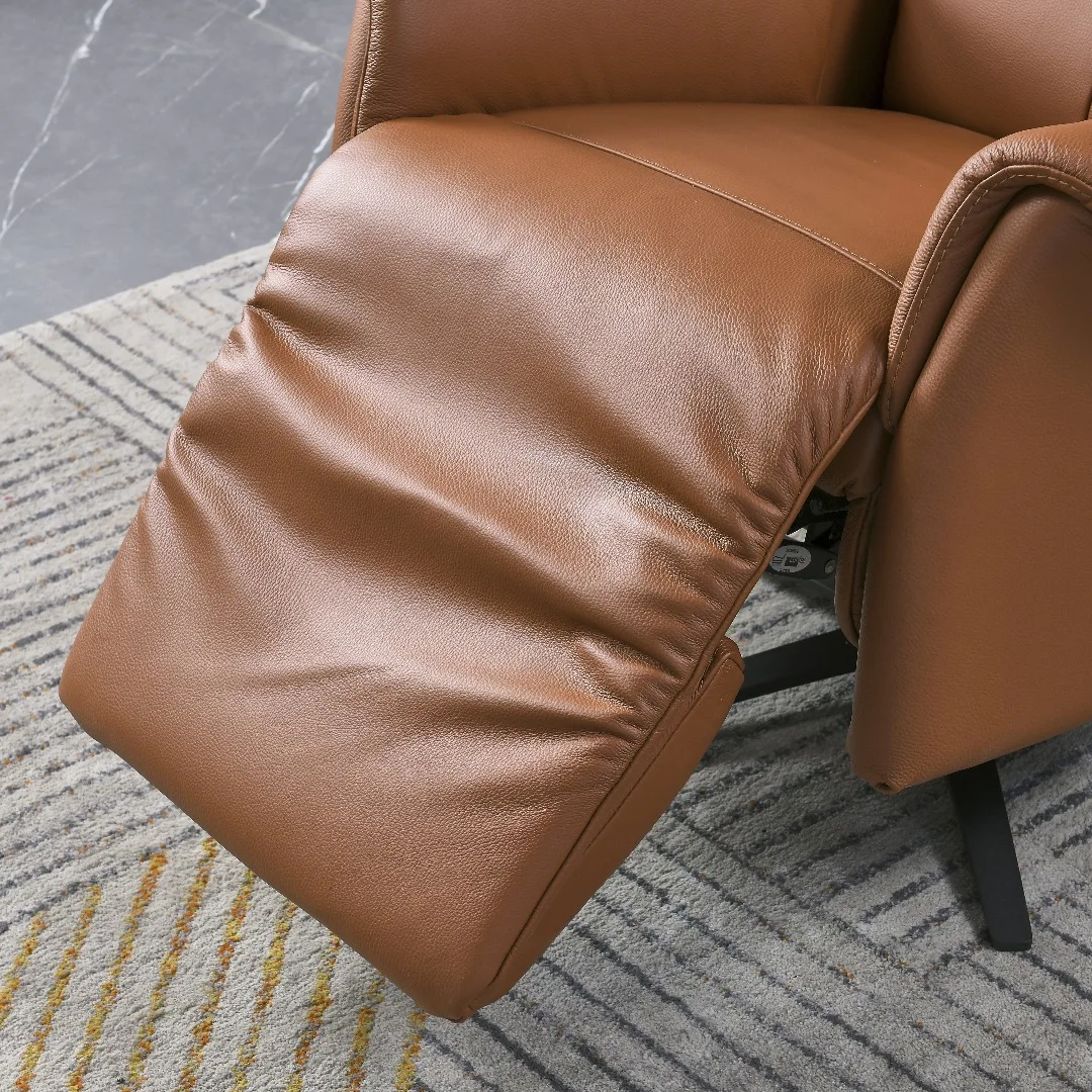 غرفة المعيشة كبار السن قوة واحدة صالة جلدية كرسي دوار رفع هزاز تدليك كرسي أريكة كرسي #5