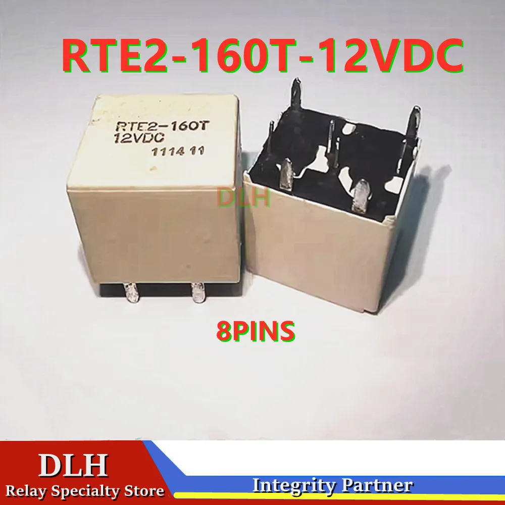 

2PCS 100%Original New RTE2-160T-12VDC RTE2-160T-12V RTE2-160T-DC12V 8PINS Automobile relay