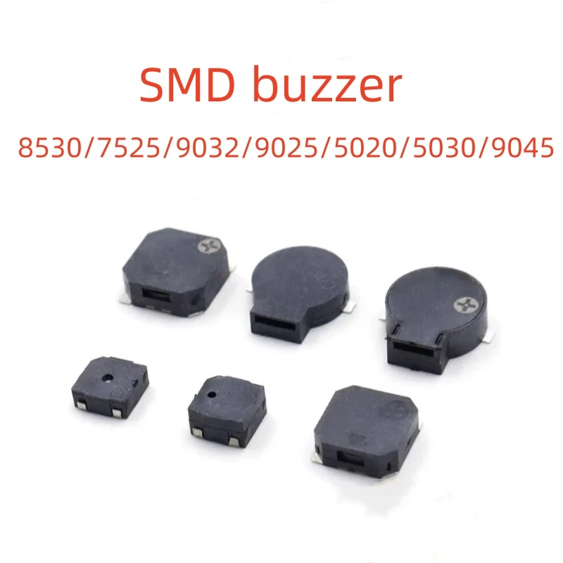 

10PCS SMD buzzer 8530/7525/9032/9025/5020/5030/9045 Passive electromagnetic high temperature resistance