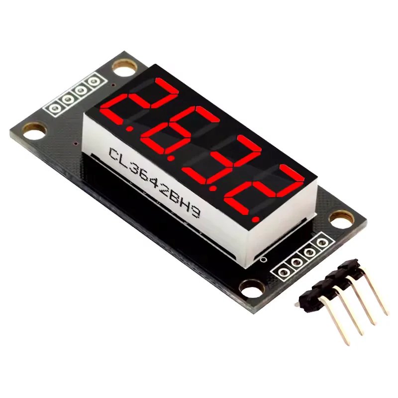 وحدة ساعة عرض LED TM1637 لـ Arduino 4 أرقام 7 قطعة 0,56 بوصة