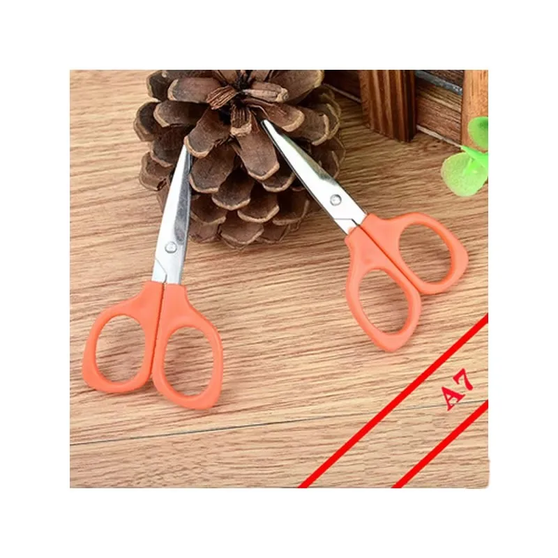 10Pcs/Lot Mini Portable Scissors For Kid Students Hand Craft Tool And Outdoor Or Family First Aid Emergency Kit Supplies